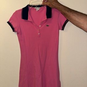 Pink lacoste golf dress